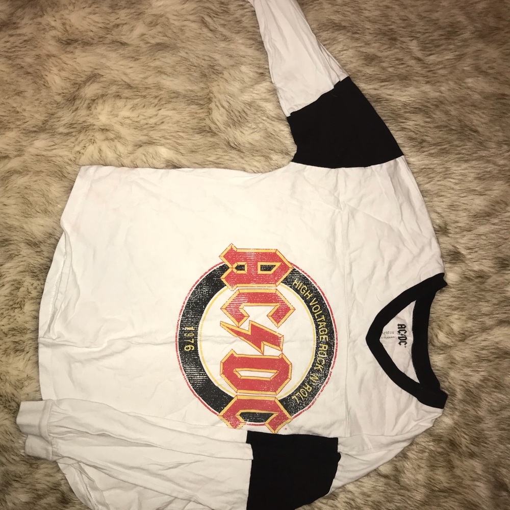 Long sleeve ACDC top
